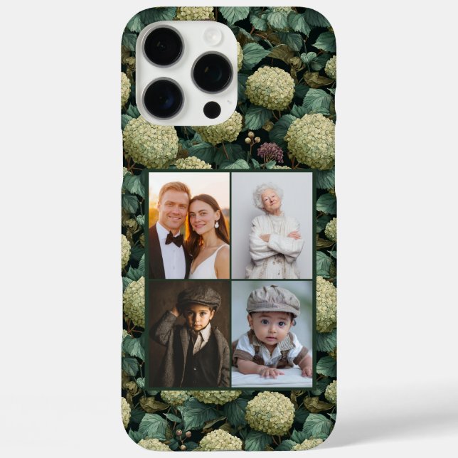 Custom Photo Hydrangeans Iphone Case For Mum (Back)