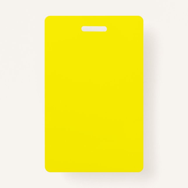 Custom Photo ID Badge | Metal or Gold Finish (Front)