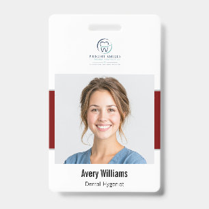 Custom Photo ID Dental Badge