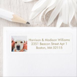Custom photo image picture cute Return Address Return Address Label