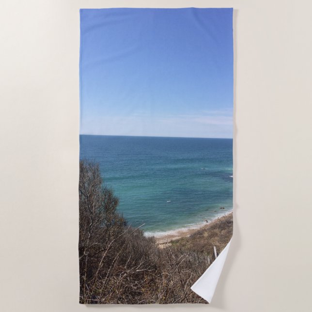 Custom photo image picture personalised beach towel (Front)