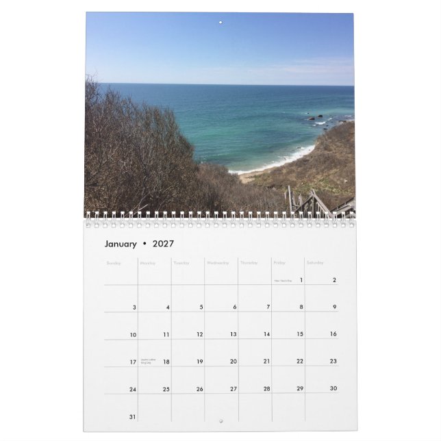 Custom photo image picture personalised calendar (Jan 2027)