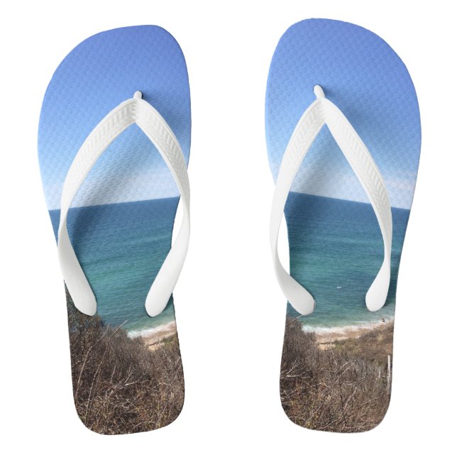 Custom photo image picture personalised thongs (Footbed)