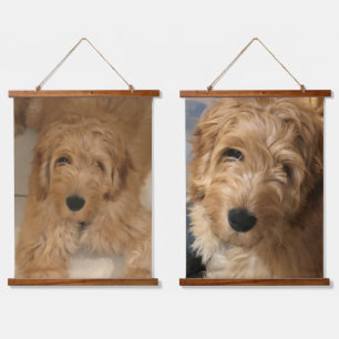 Custom photo image picture personalised vertical 2 hanging tapestry