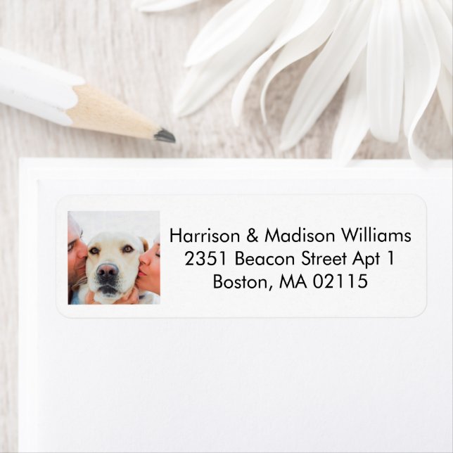 Custom photo image picture Return Address  Return Address Label (Insitu)