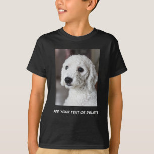 Custom Photo Images and Text Kids T-Shirt