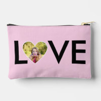 Custom Photo in Baby Pink Heart Frame