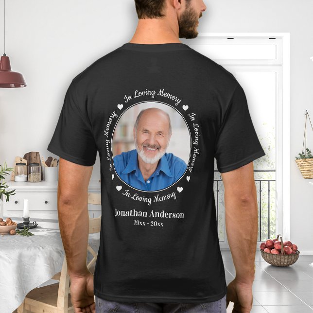 Custom Photo In Loving Memory Memorial Walk T-Shirt (Creator Uploaded)
