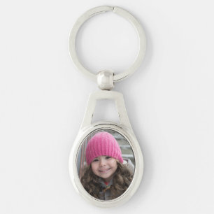 Custom Photo Inflation Busting Gift for Grandma Key Ring