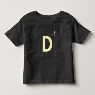Custom Photo & Initial Monogram Template T-Shirt
