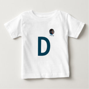 Custom Photo & Initial Monogram Template T-Shirt