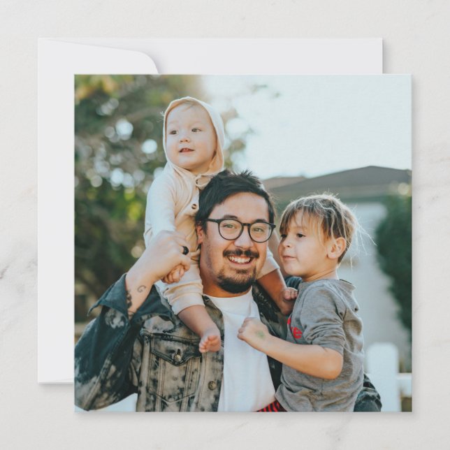 Custom Photo Invitation (Front)