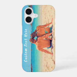 Custom Photo iPhone Case with Text