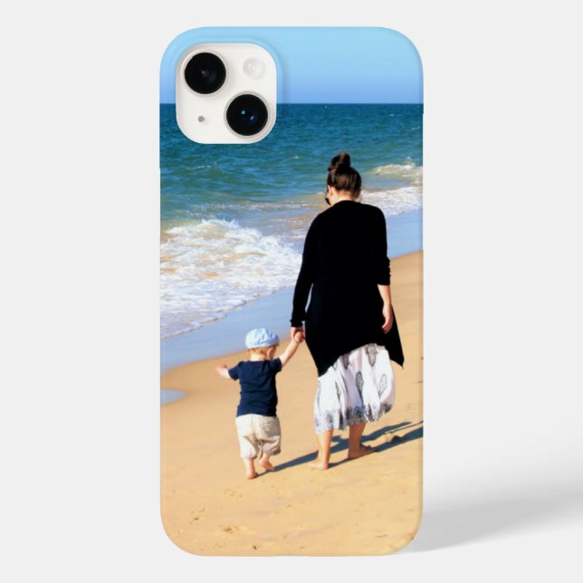 Custom Photo iPhone Case with Your Family Photos (Back)
