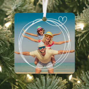 Custom photo keepsake ornament