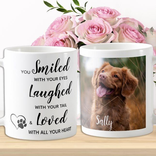 Custom Photo Keepsake Pet Dog Memorial Coffee Mug (Creator Uploaded)