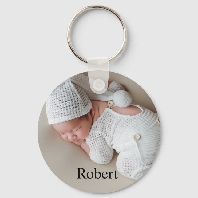 Custom Photo Key Ring (Front)