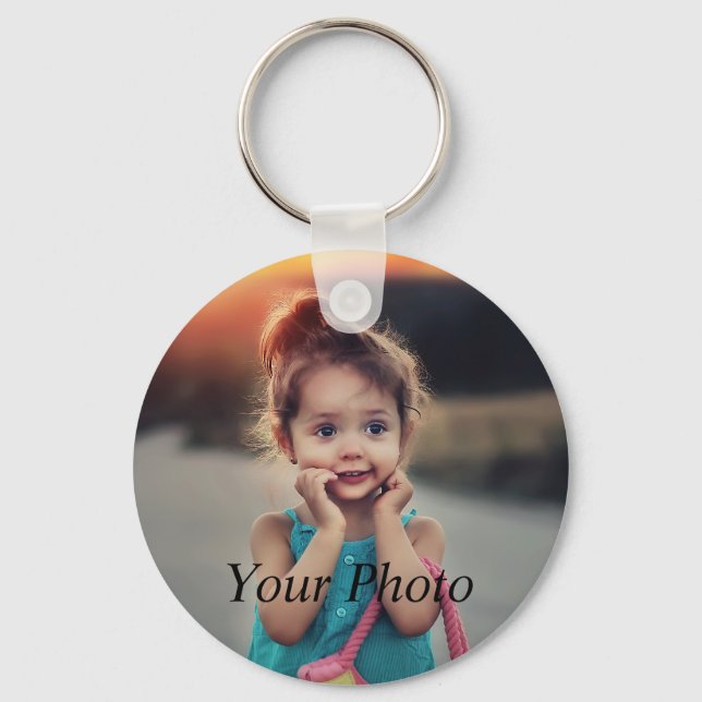 Custom Photo Key Ring (Front)