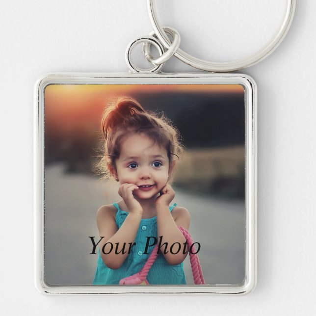 Custom Photo Key Ring (Front)