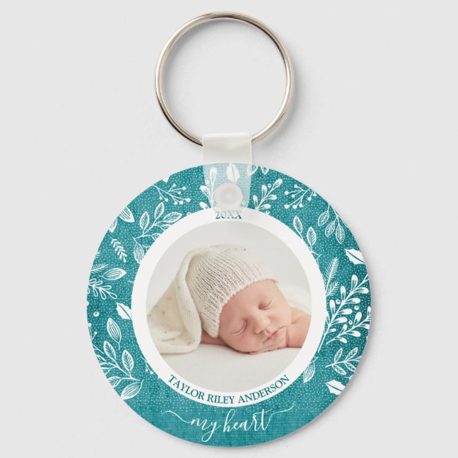 Custom Photo Key Ring (Front)