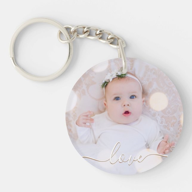 Custom Photo Key Ring (Front)