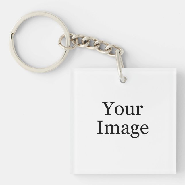 Custom Photo Keychain (Front)
