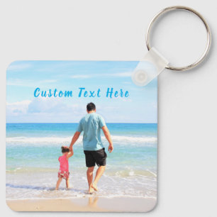 Custom Photo Keychain Gift Your Photos and Text