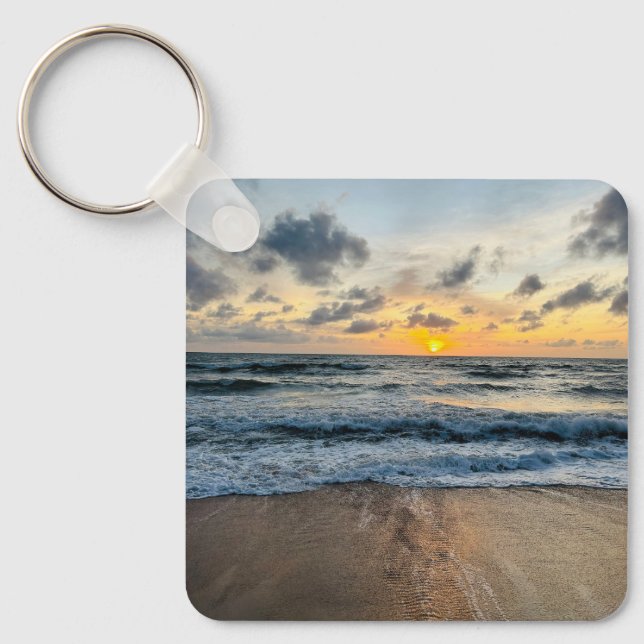 Custom Photo keychain Personalised gift for her (Front)