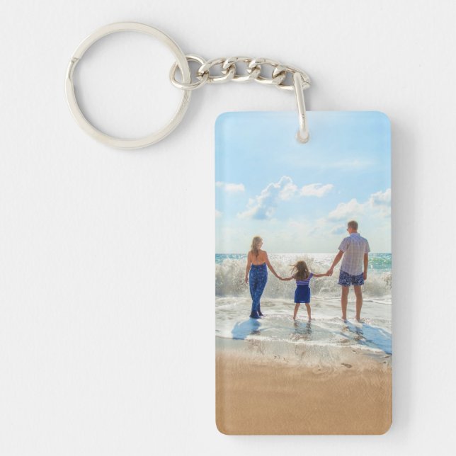 Custom Photo Keychain with Your Family Photos (Front)