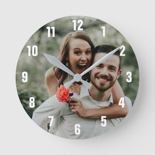 Custom Photo Large Clock (Front)