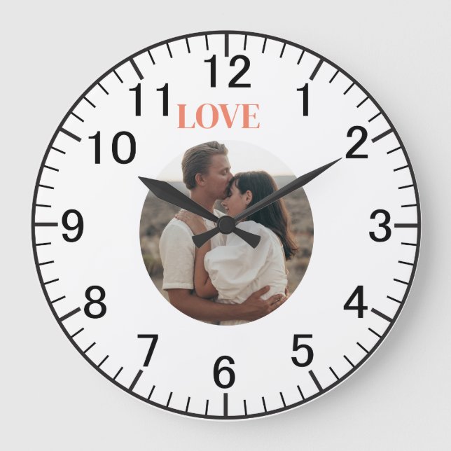 custom photo  large clock (Front)