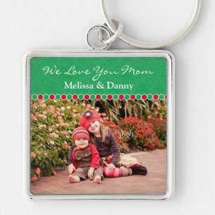 Custom Photo Large Premium Keychain