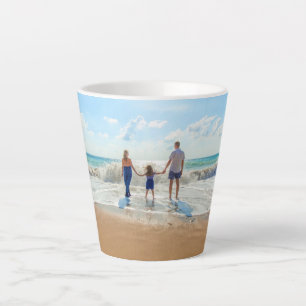 Custom Photo Latte Mug Your Favorite Photos Gift