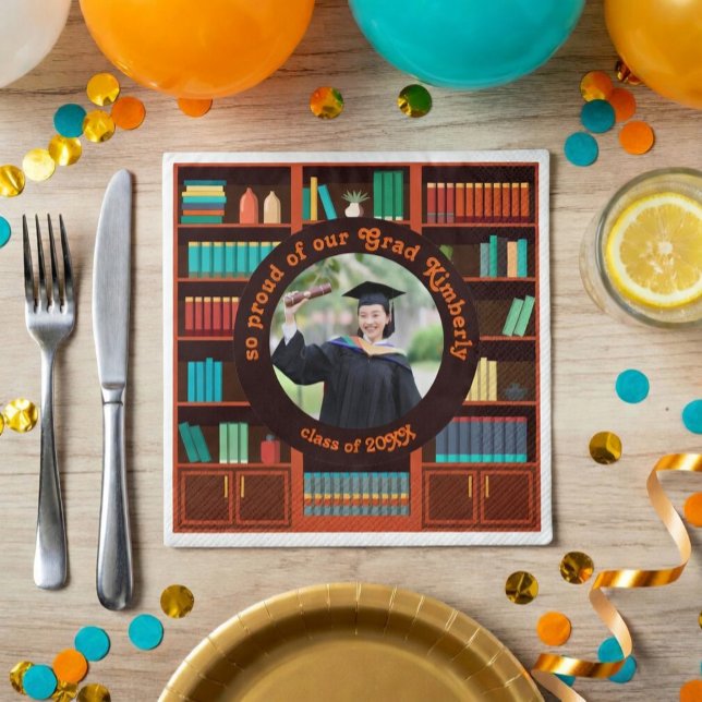 Custom Photo Library-Themed  Napkin (Creator Uploaded)