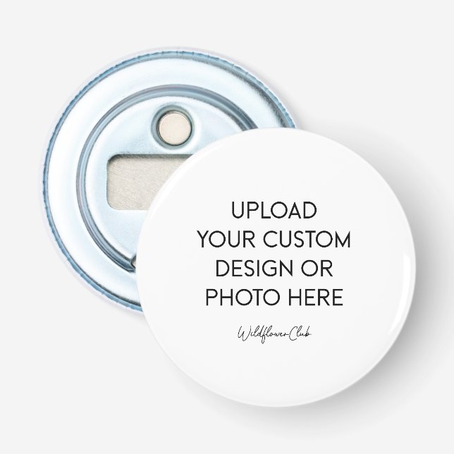 Custom Photo Logo Bottle Opener (Front)