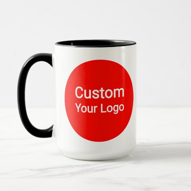 Custom Photo & Logo  | Personalized Mug (Left)