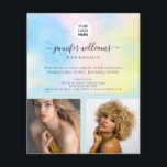 Custom Photo Logo Promotional Rainbow Pastel Colou Flyer<br><div class="desc">Modern Custom Photo Logo Promotional Rainbow Pastel Colours Simple Flyer, can be easily updated with your company logo, contact details and custom flyer text. The perfect solution for any business to include details of your products, services, promotions event pricing and much more! Perfect makeup artists, hairstylists, salons and photographers, yoga...</div>