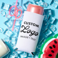 Custom Photo, Logo, Text Seltzer Can Cooler Sleeve