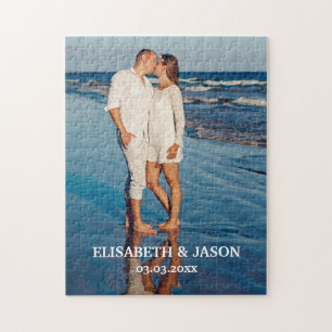 Custom Photo Love Couple  Jigsaw Puzzle
