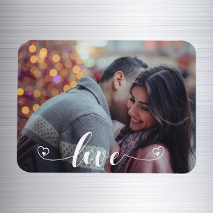 Custom Photo Love Magnet Wedding Anniversary Gift