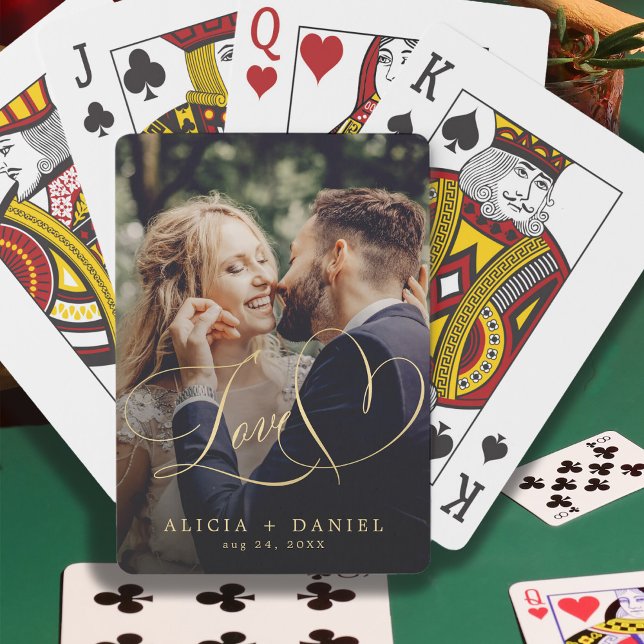 Custom photo love script heart playing cards (Creator Uploaded)