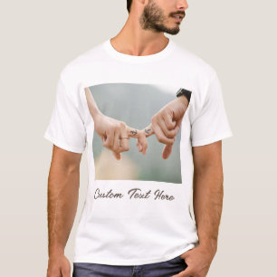 Custom Photo Love T-Shirt Your Photos and Text