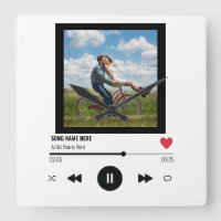 Custom photo Lovers Unique Gift Music Our Song