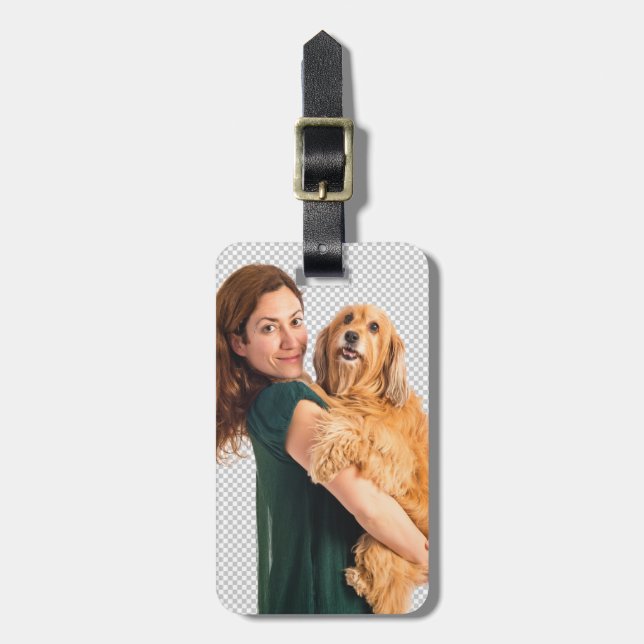 Custom Photo Luggage Tag (Front Vertical)