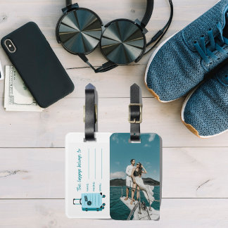 Custom Photo Luggage Tag