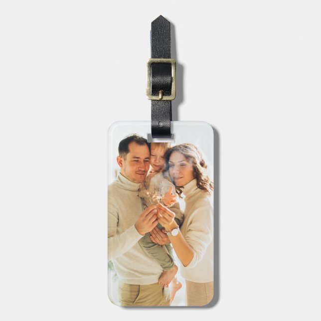 Custom Photo Luggage Tag (Front Vertical)