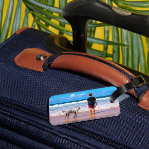 Custom Photo Luggage Tag with Your Photos Design