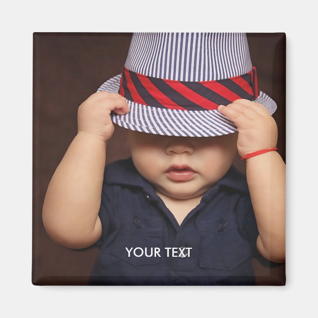 Custom Photo Magnet (Front)