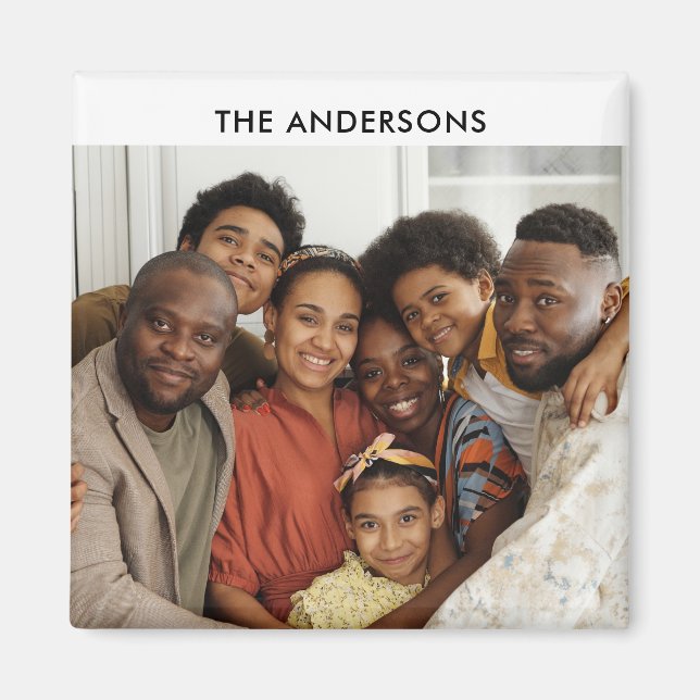 Custom Photo  Magnet (Front)