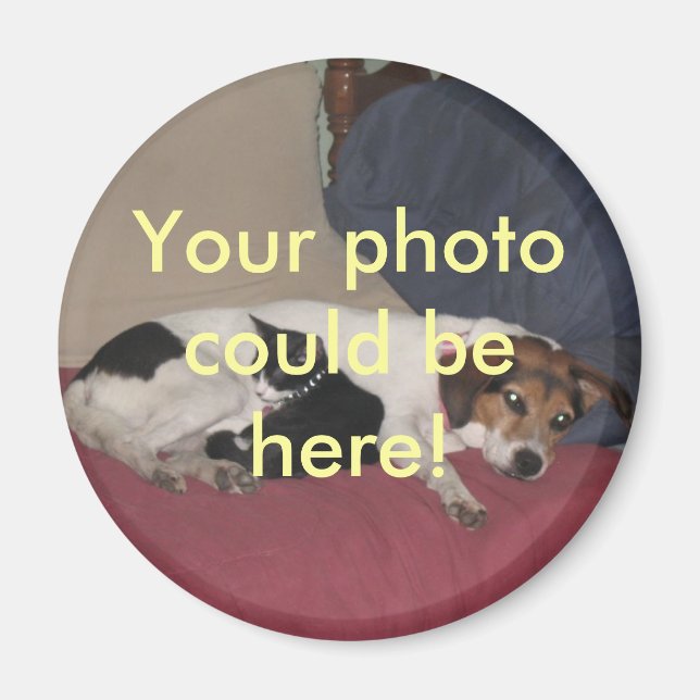 Custom Photo Magnet (Front)